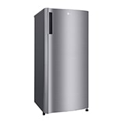 LG 6 cu. ft  1-Door Refrigerator, Smart Inverter Compressor, 10 Year Warranty on Compressor, 2 Year Warranty on Parts and Service, Pocket Handle, Tempered Glass Shelves, GR-Y201SLZB