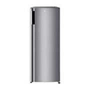 Front view of 7 cu. ft 1-Door Refrigerator, Smart Inverter Compressor, 10 Year Warranty on Compressor, 2 Year Warranty on Parts and Service, Pocket Handle, Tempered Glass Shelves GR-Y331SLZB