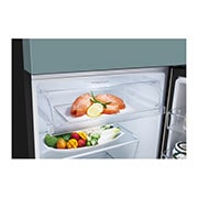 LG 12.7 Cu. Ft. Objet Collection Top Freezer Refrigerator in Clay Mint, RJT-B127CM