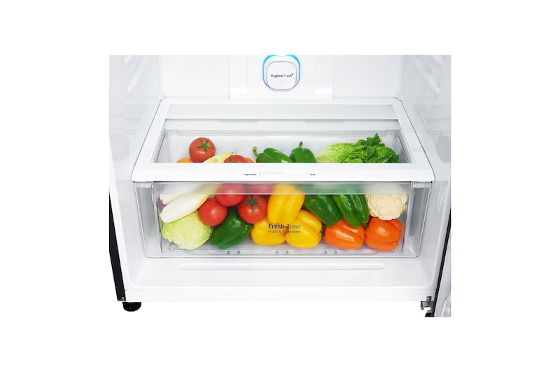 LG 19.4 cu. ft. Top Freezer Refrigerator with Bar Type Door Handle in Prime Silver, RUT-B194MC