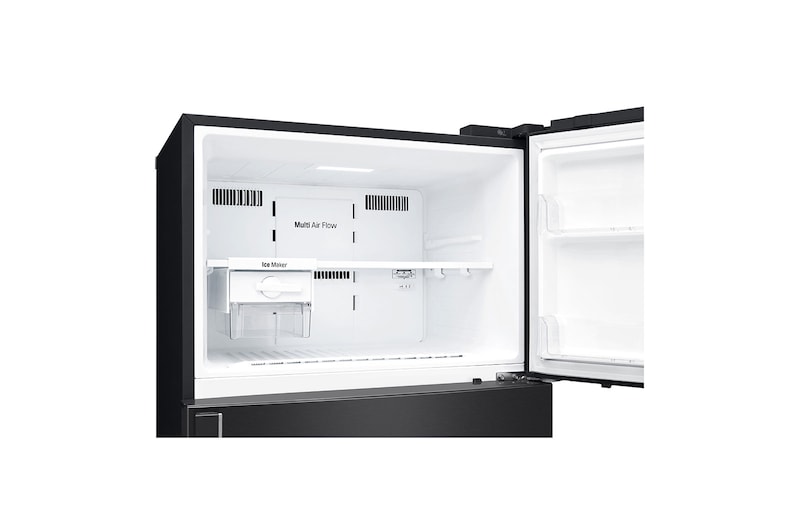LG 19.4 cu. ft. Top Freezer Refrigerator with Bar Type Door Handle in Prime Silver, RUT-B194MC