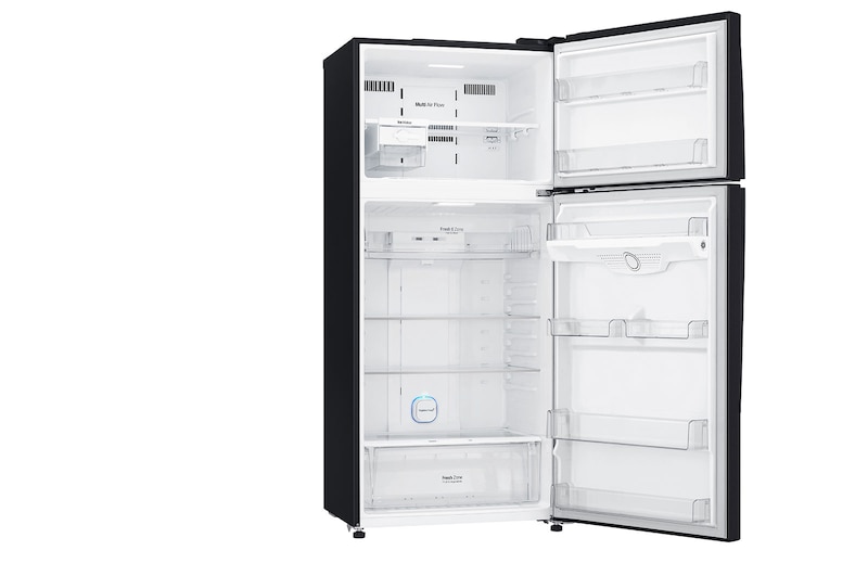 LG 19.4 cu. ft. Top Freezer Refrigerator with Bar Type Door Handle in Prime Silver, RUT-B194MC