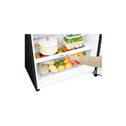 LG 19.4 cu. ft. Top Freezer Refrigerator with Bar Type Door Handle in Prime Silver, RUT-B194MC