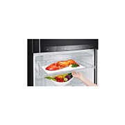 LG 19.4 cu. ft. Top Freezer Refrigerator with Bar Type Door Handle in Prime Silver, RUT-B194MC