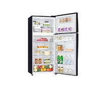 LG 19.4 cu. ft. Top Freezer Refrigerator with Bar Type Door Handle in Prime Silver, RUT-B194MC
