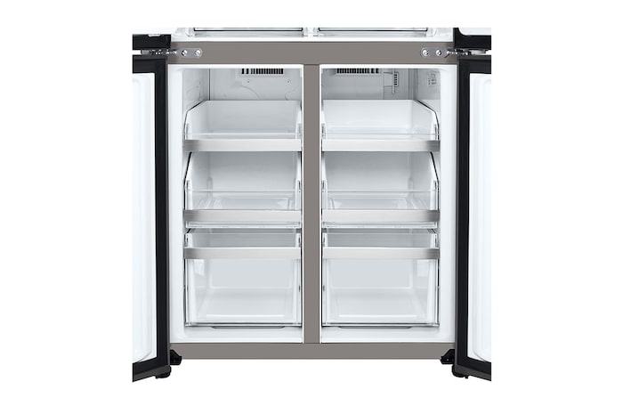 LG 20.8 cu. ft. French Door Refrigerator with Smart Inverter Compressor in Prime Silver, RVF-L208PS