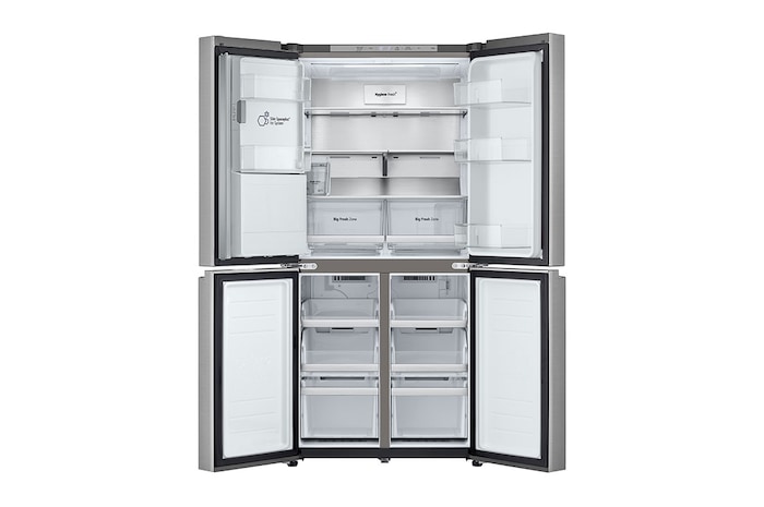 LG 20.8 cu. ft. French Door Refrigerator with Smart Inverter Compressor in Prime Silver, RVF-L208PS