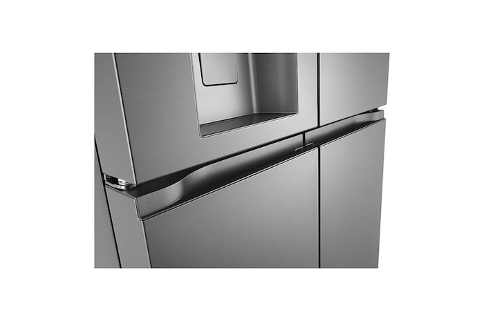 LG 20.8 cu. ft. French Door Refrigerator with Smart Inverter Compressor in Prime Silver, RVF-L208PS