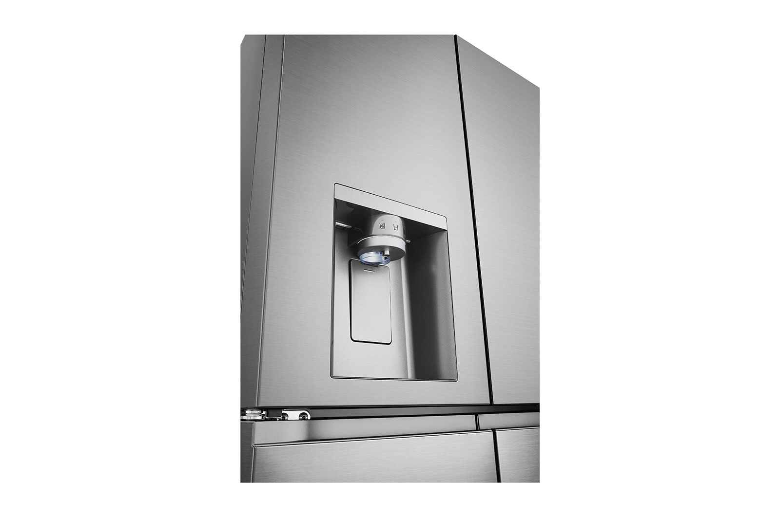 LG 20.8 cu. ft. French Door Refrigerator with Smart Inverter Compressor in Prime Silver, RVF-L208PS