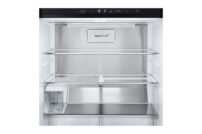 LG 20.8 cu. ft. French Door Refrigerator with Smart Inverter Compressor in Matte Black, RVF-X208MC