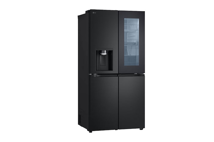 LG 20.8 cu. ft. French Door Refrigerator with Smart Inverter Compressor in Matte Black, RVF-X208MC