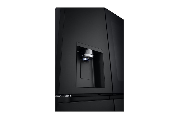 LG 20.8 cu. ft. French Door Refrigerator with Smart Inverter Compressor in Matte Black, RVF-X208MC