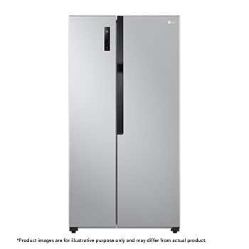 Front view of 20 Cu. Ft. Side-by-Side Inverter Compressor Refrigerator RVS-B200LS