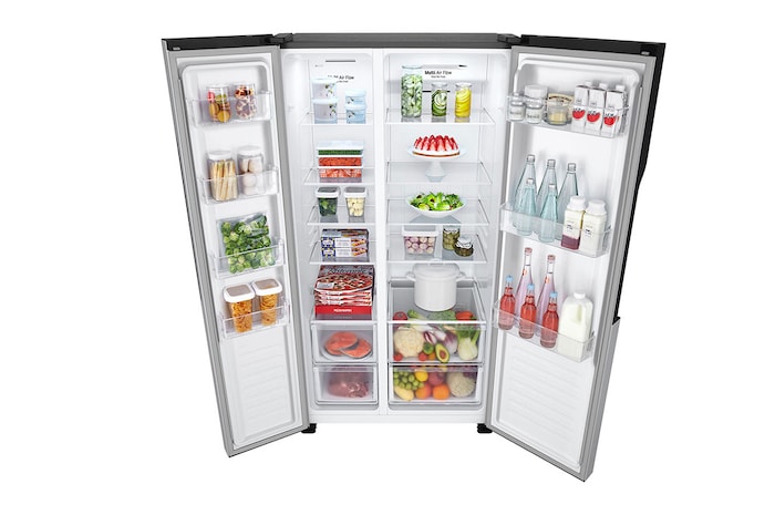 LG 20 Cu. Ft. Side-by-Side Inverter Compressor Refrigerator , RVS-B200LS