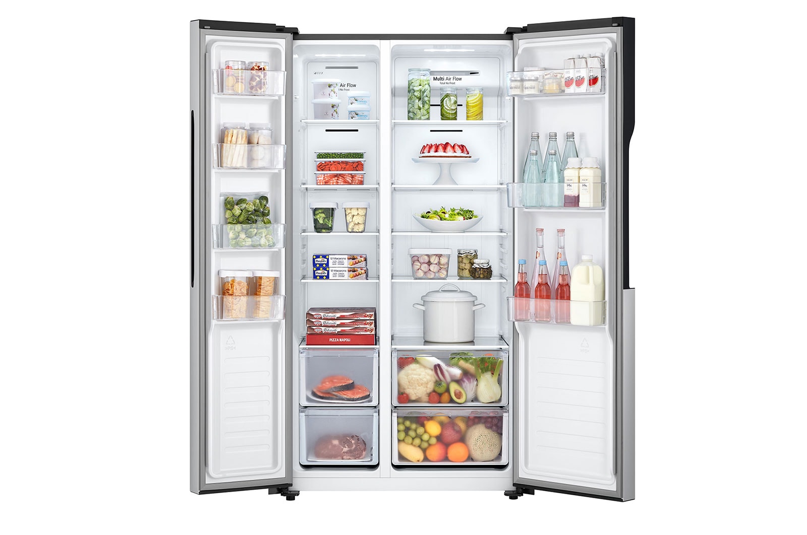 LG 20 Cu. Ft. Side-by-Side Inverter Compressor Refrigerator , RVS-B200LS