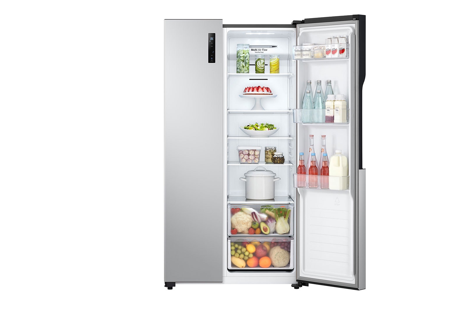 LG 20 Cu. Ft. Side-by-Side Inverter Compressor Refrigerator , RVS-B200LS