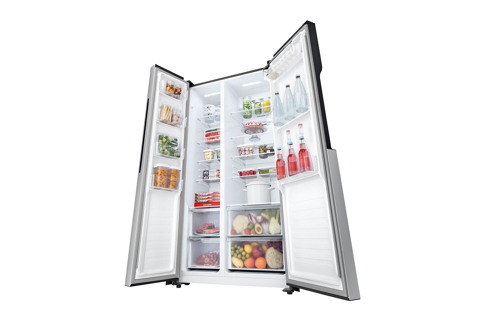 LG 20 Cu. Ft. Side-by-Side Inverter Compressor Refrigerator , RVS-B200LS