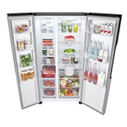 LG 20 Cu. Ft. Side-by-Side Inverter Compressor Refrigerator , RVS-B200LS