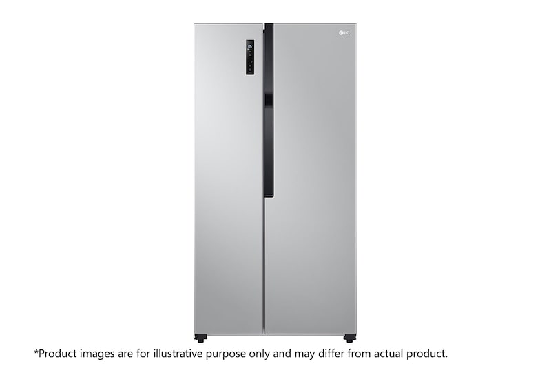 Front view of 20 Cu. Ft. Side-by-Side Inverter Compressor Refrigerator RVS-B200LS