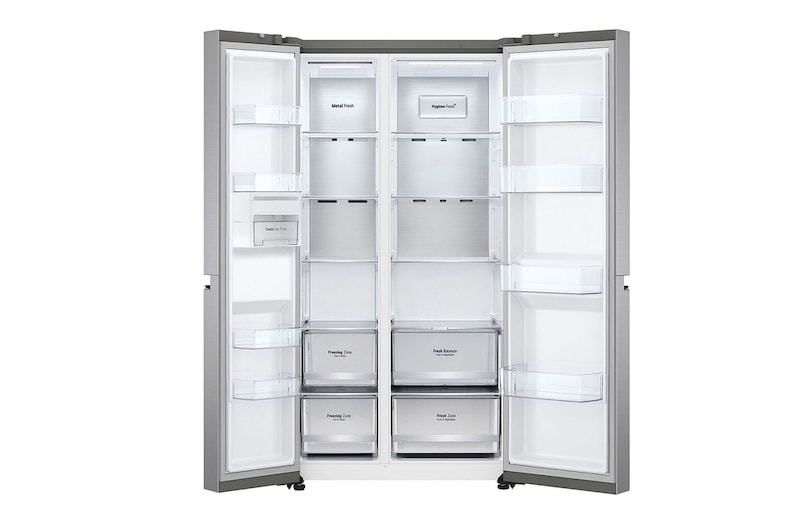 LG 24.5 Cu. Ft. Side by Side Refrigerator with Metal Fresh, RVS-B245PZ1