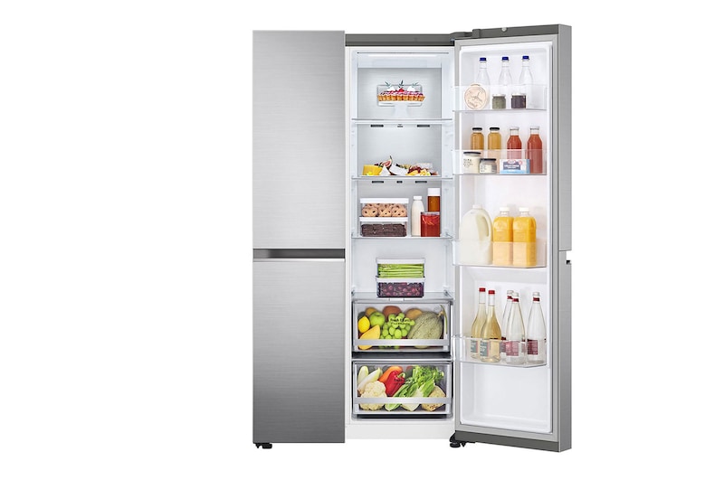 LG 24.5 Cu. Ft. Side by Side Refrigerator with Metal Fresh, RVS-B245PZ1