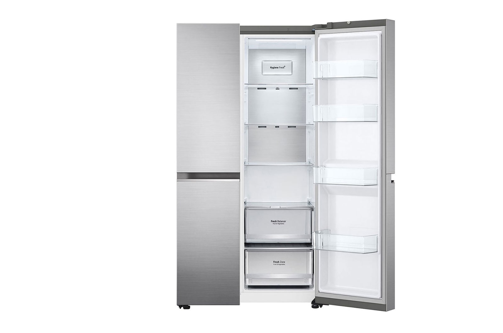 LG 24.5 Cu. Ft. Side by Side Refrigerator with Metal Fresh, RVS-B245PZ1
