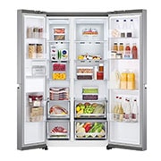 LG 24.5 Cu. Ft. Side by Side Refrigerator with Metal Fresh, RVS-B245PZ1