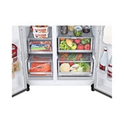 LG 24.5 Cu. Ft. Side by Side Refrigerator with Metal Fresh, RVS-B245PZ1