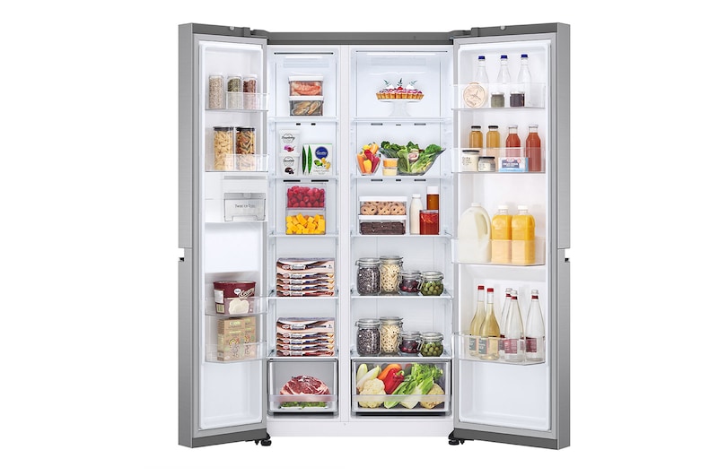 LG 24.5 Cu. Ft. Side by Side Refrigerator with LINEAR Cooling™, RVS-D245DG