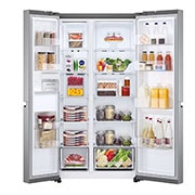 LG 24.5 Cu. Ft. Side by Side Refrigerator with LINEAR Cooling™, RVS-D245DG