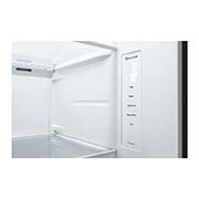 LG 24.5 Cu. Ft. Side by Side Refrigerator with LINEAR Cooling™, RVS-D245DG