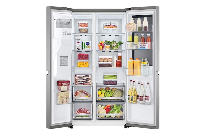 LG 24.5 Cu. Ft. InstaView™ Side by Side Refrigerator with Ice and Water Dispenser, RVS-G245PZ