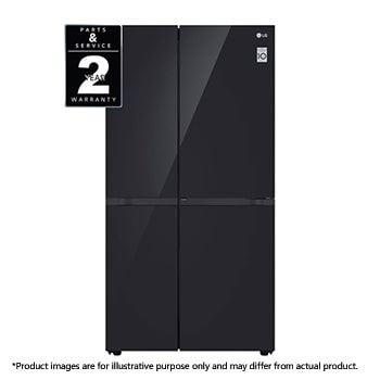 Front view of 24.5 Cu. Ft. Door-in-Door™ Side-by-Side Refrigerator with LinearCooling™ RVS-M245BM