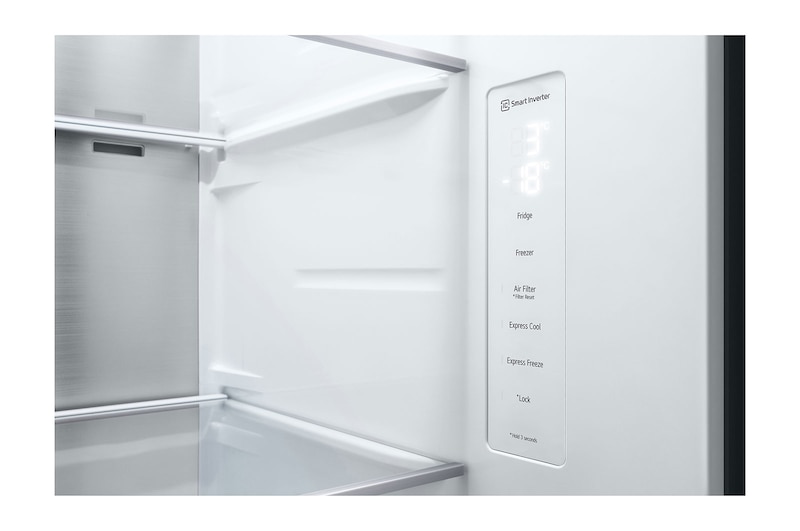 LG 24.5 Cu. Ft. Door-in-Door™ Side-by-Side Refrigerator with LinearCooling™, RVS-M245BM