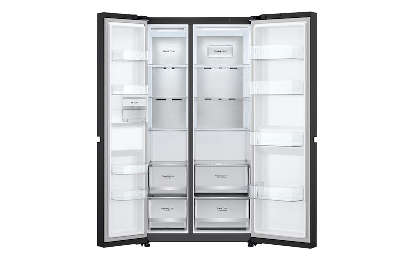 LG 24.5 Cu. Ft. Door-in-Door™ Side-by-Side Refrigerator with LinearCooling™, RVS-M245BM
