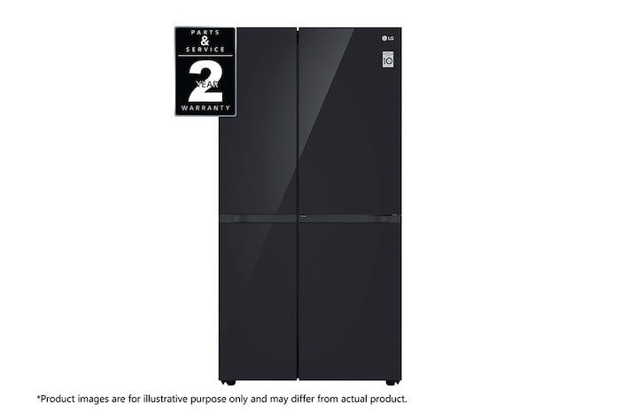 Front view of 24.5 Cu. Ft. Door-in-Door™ Side-by-Side Refrigerator with LinearCooling™, RVS-M245BM