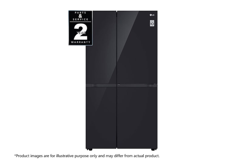 Front view of 24.5 Cu. Ft. Door-in-Door™ Side-by-Side Refrigerator with LinearCooling™ RVS-M245BM