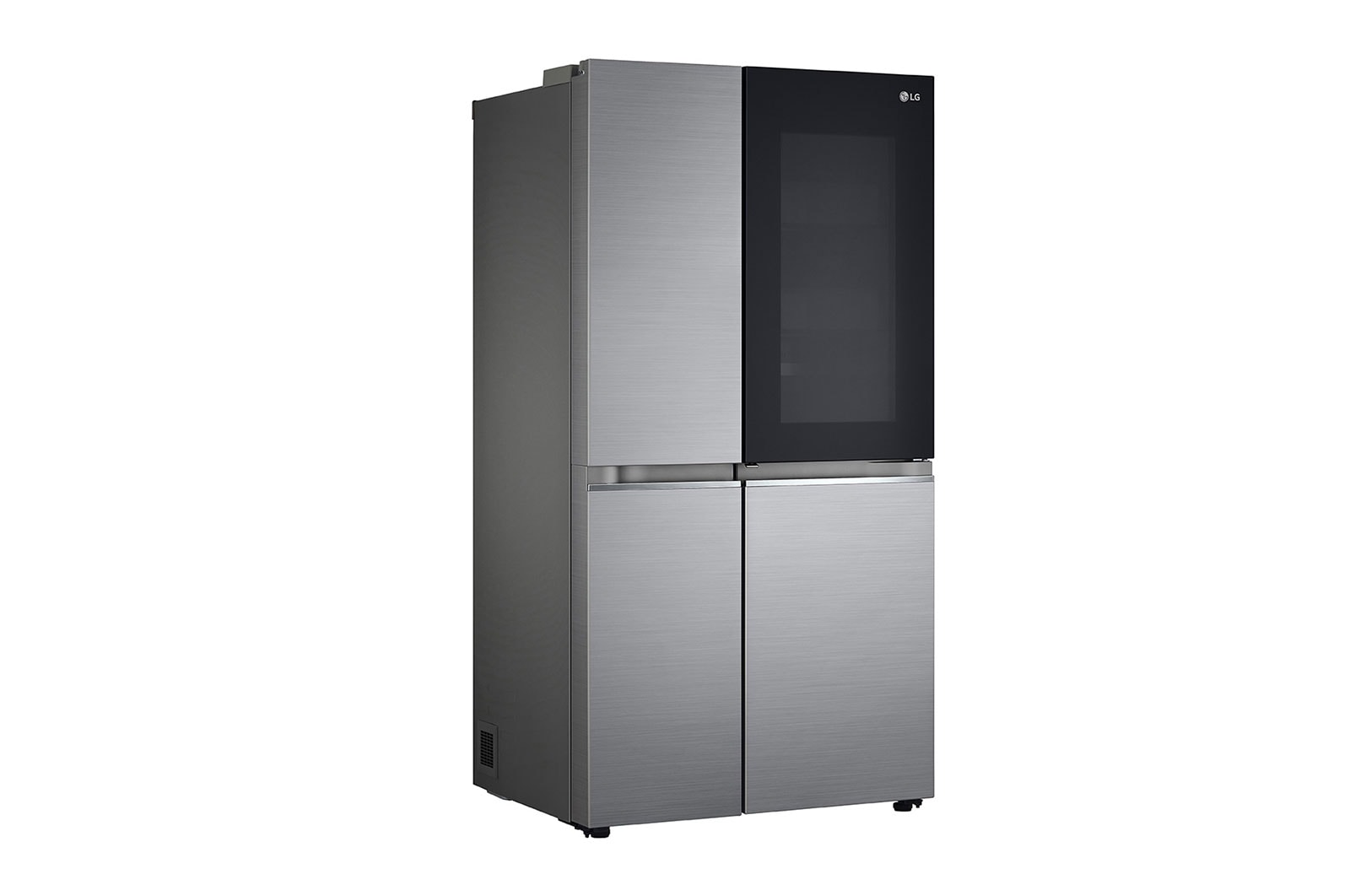24.5 Cu. Ft. InstaView Side by Side Refrigerator in Noble Steel RVS Q245NS LG PH