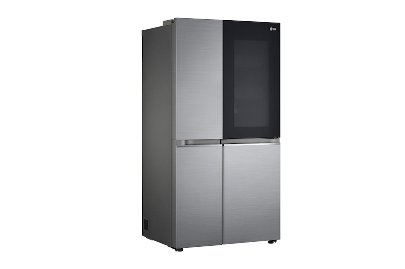 LG 24.5 Cu. Ft. InstaView Side-by-Side Refrigerator in Noble Steel, RVS-Q245NS