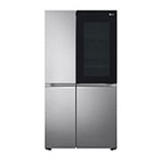 LG 24.5 Cu. Ft. InstaView Side-by-Side Refrigerator in Noble Steel, RVS-Q245NS
