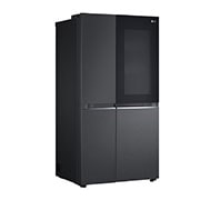 LG 24.5 cu. ft. Side-by-Side Refrigerator with InstaView™ in Matte Black, RVS-V245MC