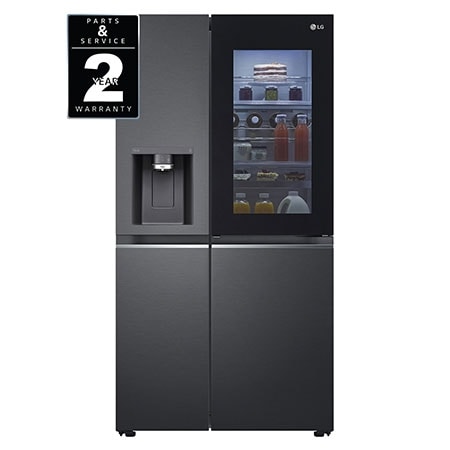 23.8 Cu. Ft. InstaView Side by Side Refrigerator with Ice Water Dispenser RVS X238MC LG PH