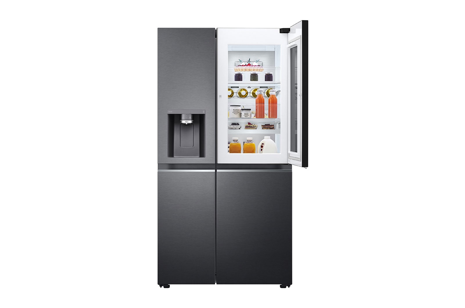 LG 23.8 Cu. Ft. InstaView Side-by-Side Refrigerator with Ice & Water Dispenser, RVS-X238MC