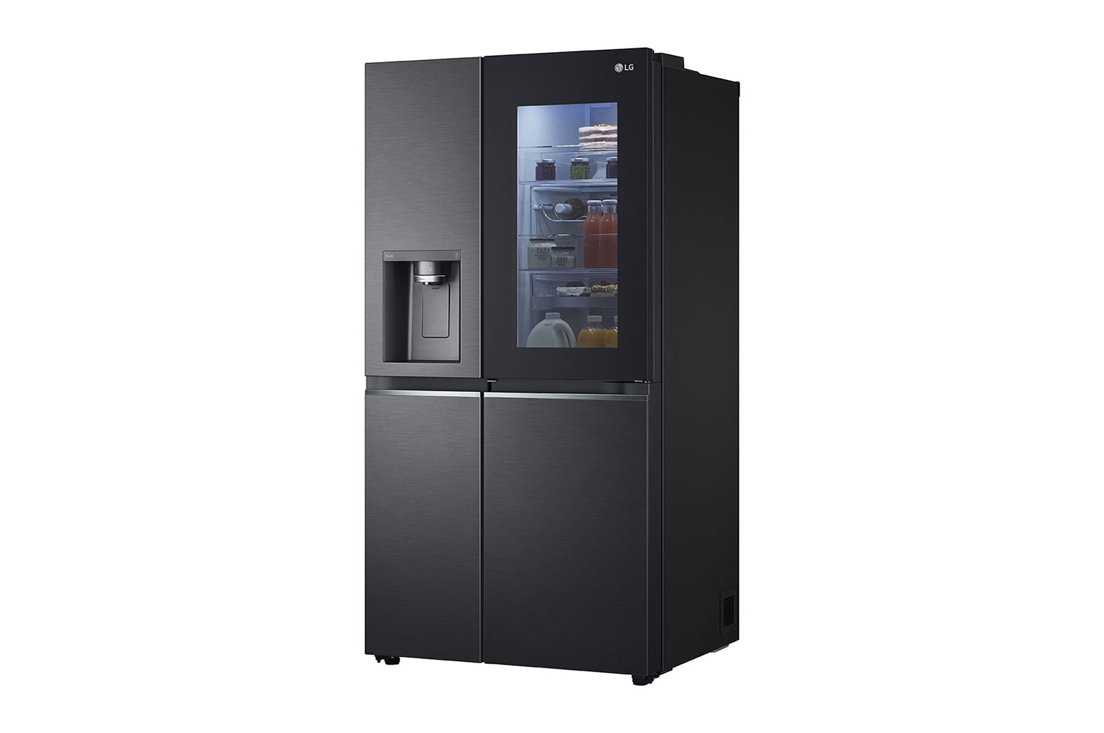 LG 23.8 Cu. Ft. InstaView Side-by-Side Refrigerator with Ice & Water Dispenser, RVS-X238MC