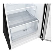 LG 8.3 Cu. Ft. Top Freezer Refrigerator in Black Steel, RVT-B083BS