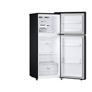 LG 8.3 Cu. Ft. Top Freezer Refrigerator in Black Steel, RVT-B083BS