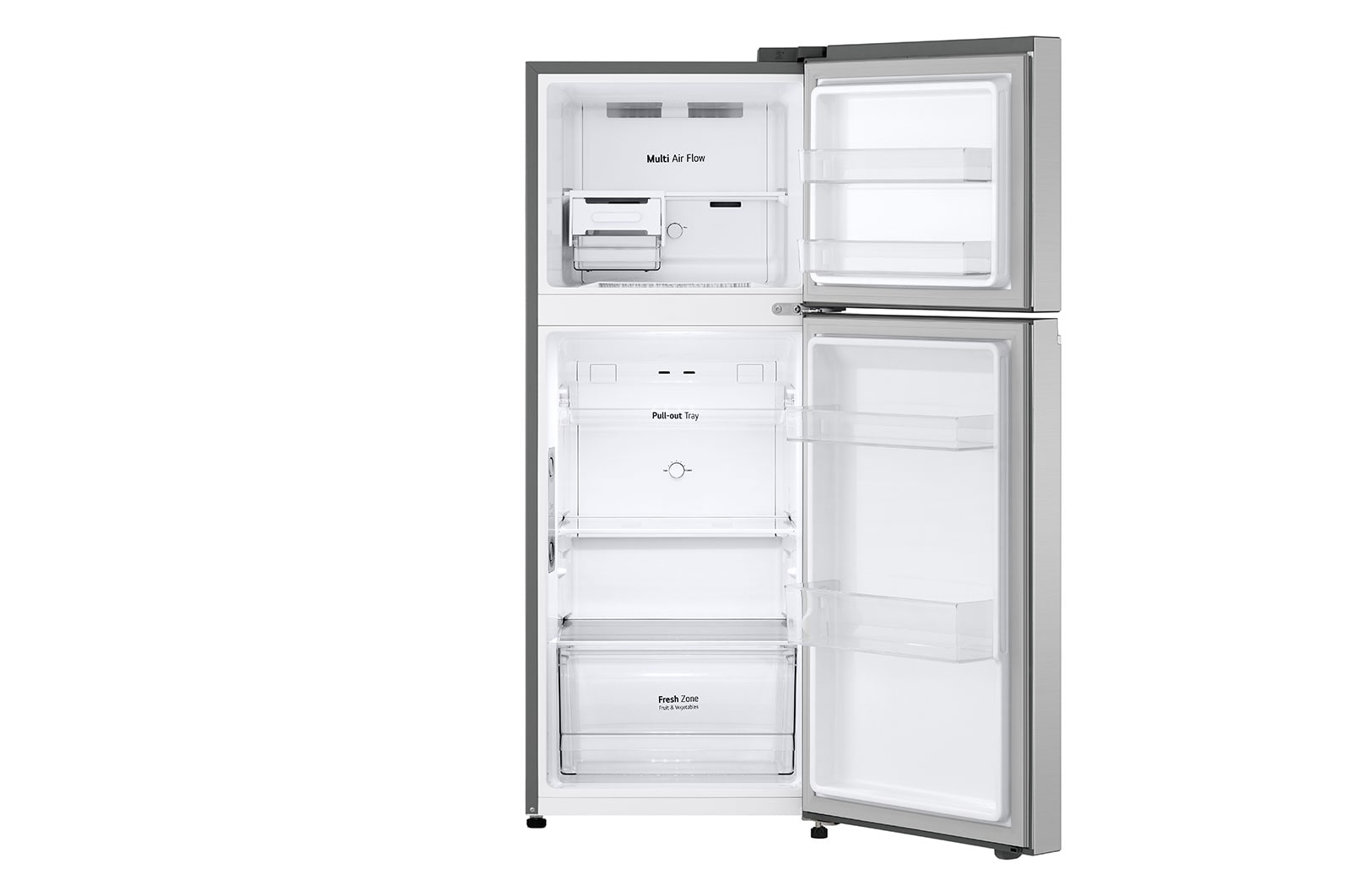 LG 8.3 Cu. Ft. Top Freezer Refrigerator in Platinum Silver, RVT-B083PZ