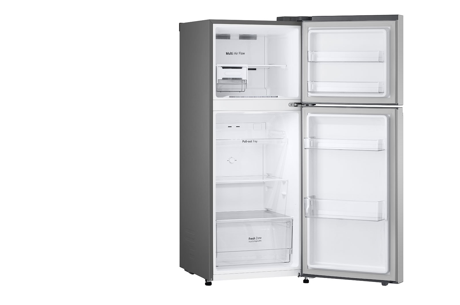 LG 8.3 Cu. Ft. Top Freezer Refrigerator in Platinum Silver, RVT-B083PZ