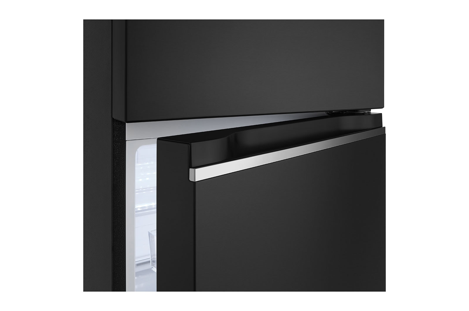 LG 9 Cu. Ft. Top Freezer Refrigerator in Black Steel, RVT-B093BS