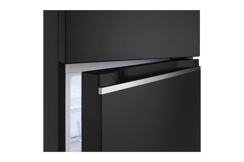 LG 9 Cu. Ft. Top Freezer Refrigerator in Black Steel, RVT-B093BS